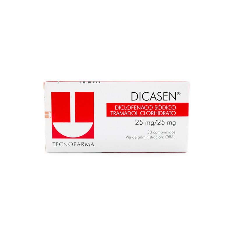 DICASEN 25/25MG 30 COMPRIMIDOS