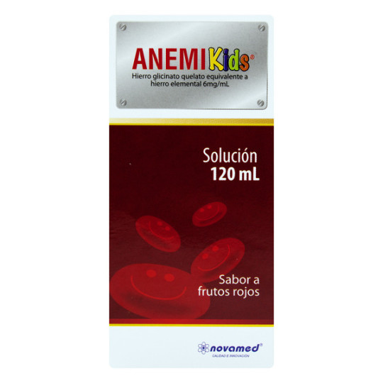 ANEMIKIDS JARABE FRUTOS ROJOS 120 ML