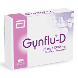 GYNFLU D 75/1000MG 4 TABLETAS RECUBIERTAS