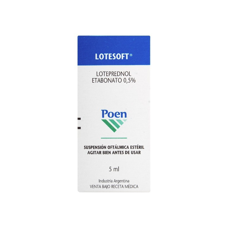 LOTESOFT 0.5 SOLUCION OFTALMICA 5 ML
