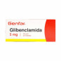 GLIBENCLAMIDA 5 MG 30 TABLETAS GENFAR
