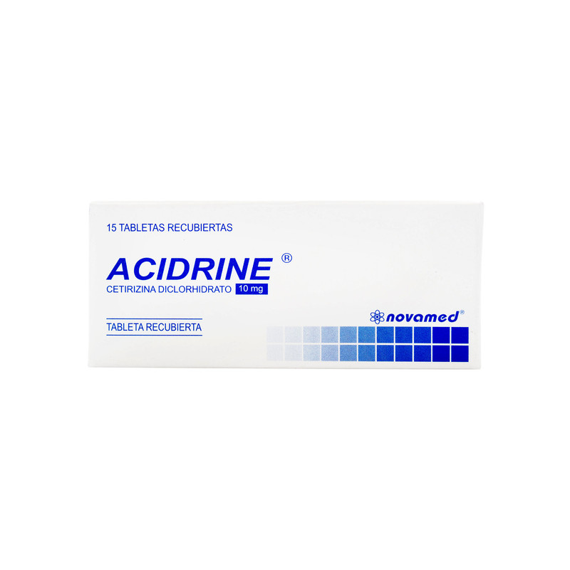 ACIDRINE 10 MG 15 TABLETAS RECUBIERTAS