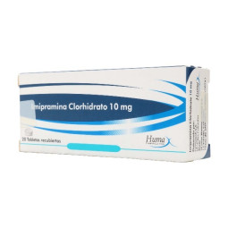 IMIPRAMINA 10 MG 20 TABLETAS RECUBIERTAS HUMAX