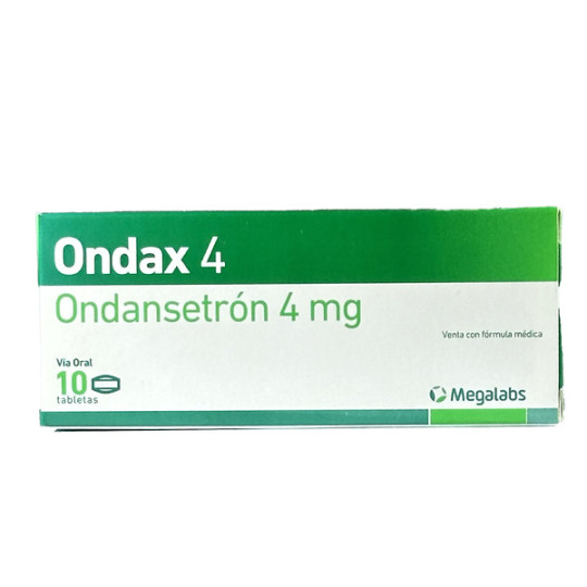 ONDAX 4 MG 10 TABLETAS