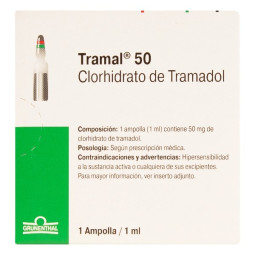 TRAMAL 50MG/1ML 1 AMPOLLA