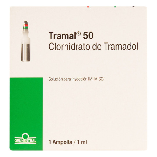 TRAMAL 50MG/1ML 1 AMPOLLA