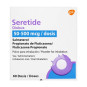 SERETIDE DISKUS 50/500 MCG 60 DOSIS