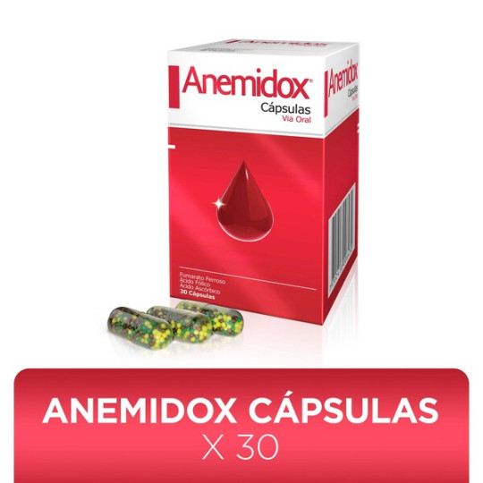 ANEMIDOX 30 CAPSULAS