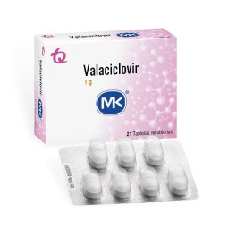 VALACICLOVIR 1 G 21 TABLETAS RECUBIERTAS MK