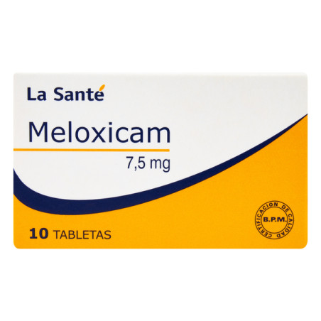 MELOXICAM 7.5 MG 10 TABLETAS LA SANTE