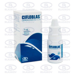 CIPROFLOXACINA CIFLOBLAS SOLUCION OFTALMICA 0.3% 5 ML