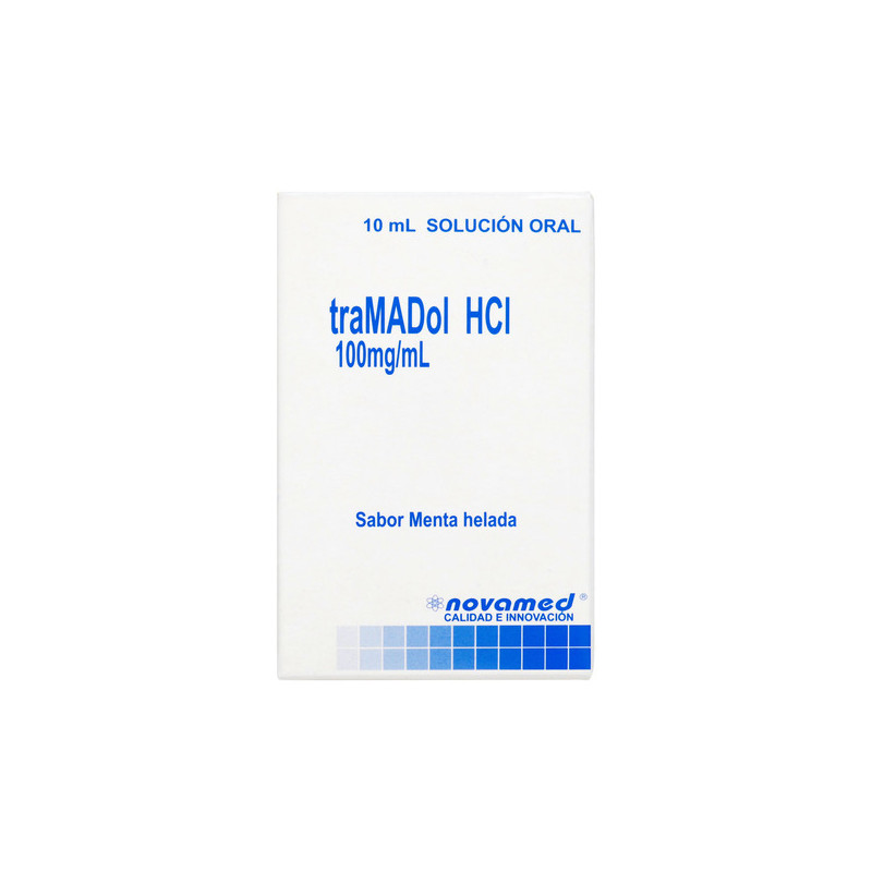 TRAMADOL HCI 100MG/ML SOLUCION ORAL 10 ML NOVAMED