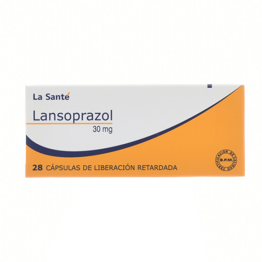 LANSOPRAZOL 30 MG 28 CAPSULAS DE LIBERACION RETARDADA LA SANTE
