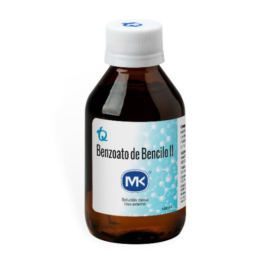 BENZOATO BENCILO SOLUCION TOPICA 120 ML MK