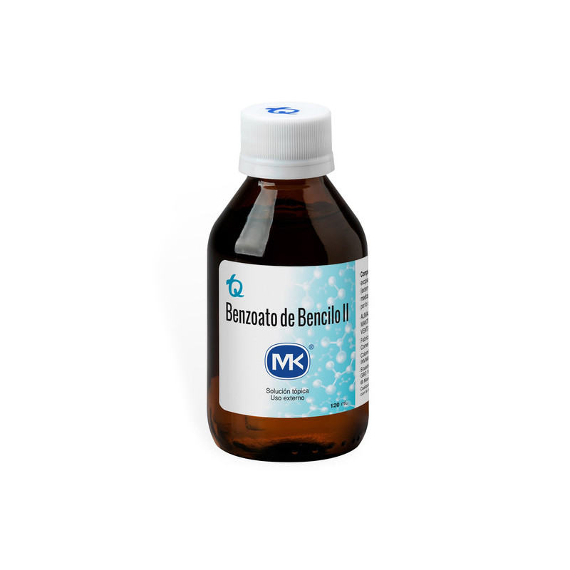 BENZOATO BENCILO SOLUCION TOPICA 120 ML MK