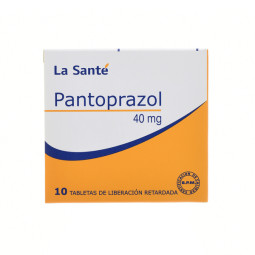 PANTOPRAZOL 40 MG 10 TABLETAS DE LIBERACION RETARDADA LA SANTE
