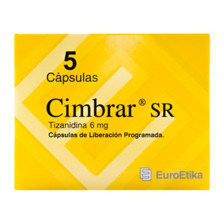 CIMBRAR SR 6 MG 5 CAPSULAS