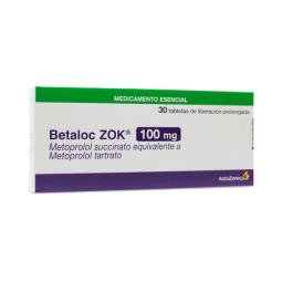 BETALOC ZOK 100 MG 30 TABLETAS DE LIBERACION PROLONGADA
