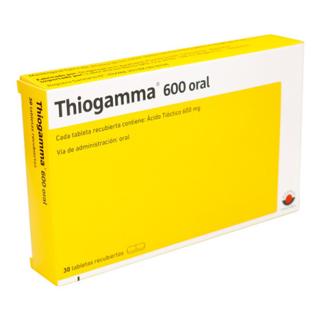 THIOGAMMA 600 MG 30 TABLETAS