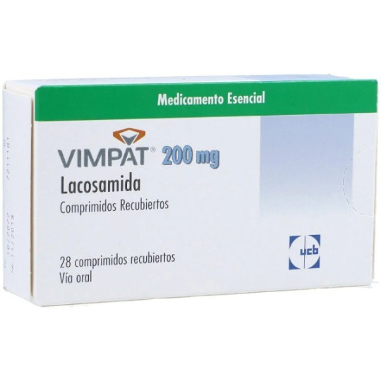 VIMPAT 200 MG 28 TABLETAS RECUBIERTAS
