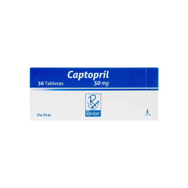 CAPTOPRIL 50 MG 30 TABLETAS RECIPE