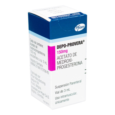 DEPO PROVERA 150 MG AMPOLLA 3 ML