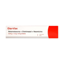 CLOTRIMAZOL NEOMICINA BETAMETASONA 20 G GENFAR