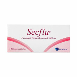 SECFLU 1000/75MG 4 TABLETAS