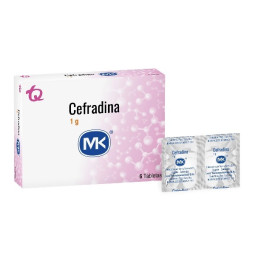 CEFRADINA 1 G 6 TABLETAS MK