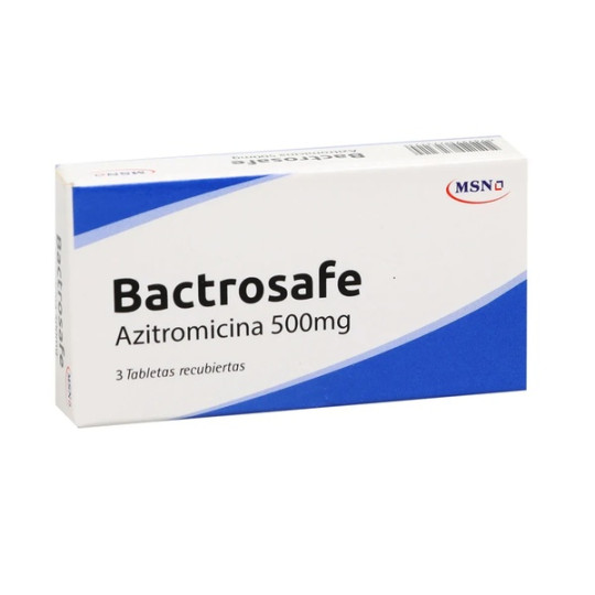 BACTROSAFE 500 MG 3 TABLETAS
