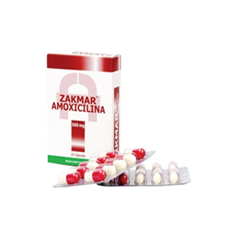 ZAKMAR 500 MG 20 CAPSULAS