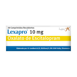 LEXAPRO 10 MG 28 COMPRIMIDOS RECUBIERTOS