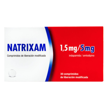 NATRIXAM 1,5/5MG 30 COMPRIMIDOS DE LIBERACION MODIFICADA