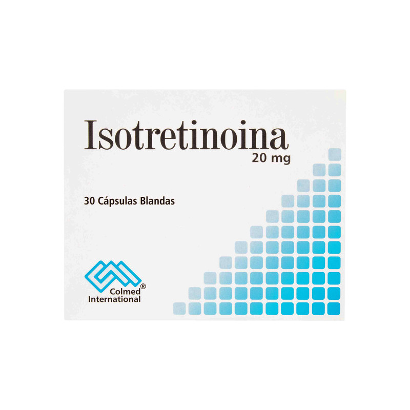 ISOTRETINOINA 20 MG 30 CAPSULAS BLANDAS COLMED