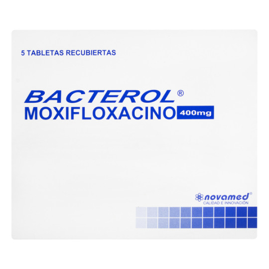 BACTEROL 400 MG 5 TABLETAS RECUBIERTAS