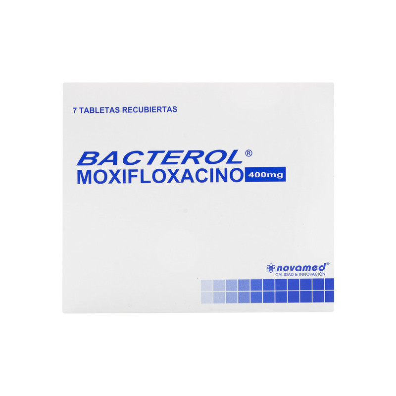 BACTEROL 400 MG 7 TABLETAS RECUBIERTAS