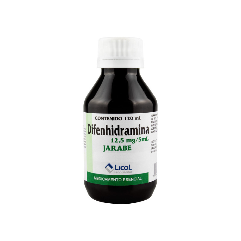 DIFENHIDRAMINA JARABE 120 ML LICOL
