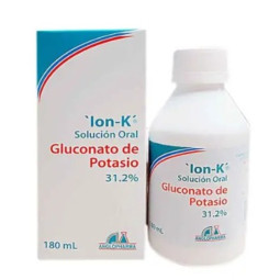 ION K GLUCONATO POTASIO 180 ML