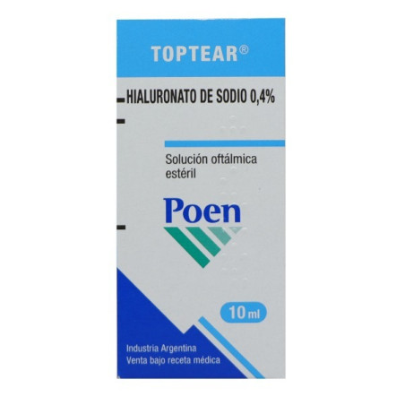 TOPTEAR SOLUCION OFTALMICA 10 ML