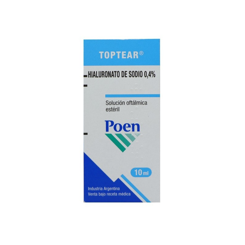 TOPTEAR SOLUCION OFTALMICA 10 ML
