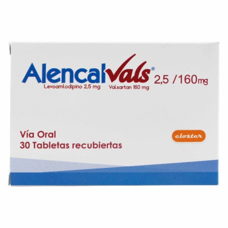 ALENCAL VALS 2.5/160 MG 30 TABLETAS