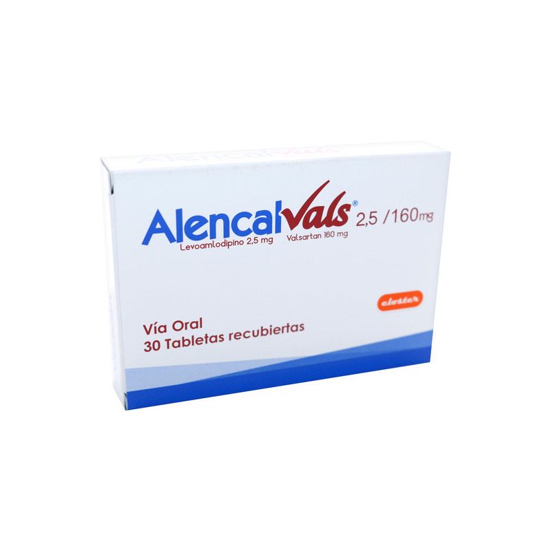 ALENCAL VALS 2.5/160 MG 30 TABLETAS