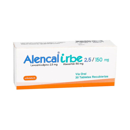 ALENCAL IRBE 2,5/150 MG 30 TABLETAS