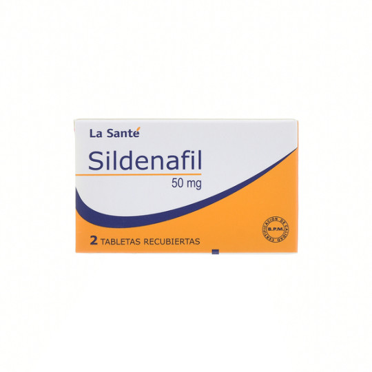 SILDENAFIL 50 MG 2 TABLETAS RECUBIERTAS LA SANTE