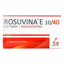 ROSUVINA E 10/40MG 30 TABLETAS RECUBIERTAS