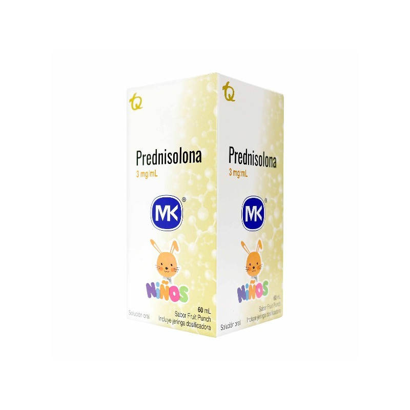 PREDNISOLONA 3M/ML NIÑOS SOLUCION ORAL SABOR FRUIT PUNCH 60 ML MK