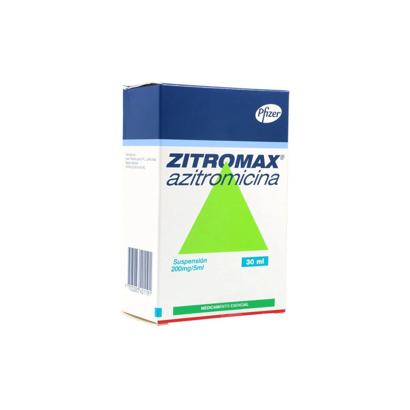 ZITROMAX 200 MG SUSPENSION ORAL 30 ML
