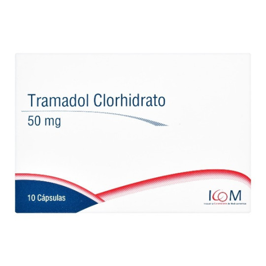TRAMADOL 50 MG 10 CAPSULAS ICOMPHARMA