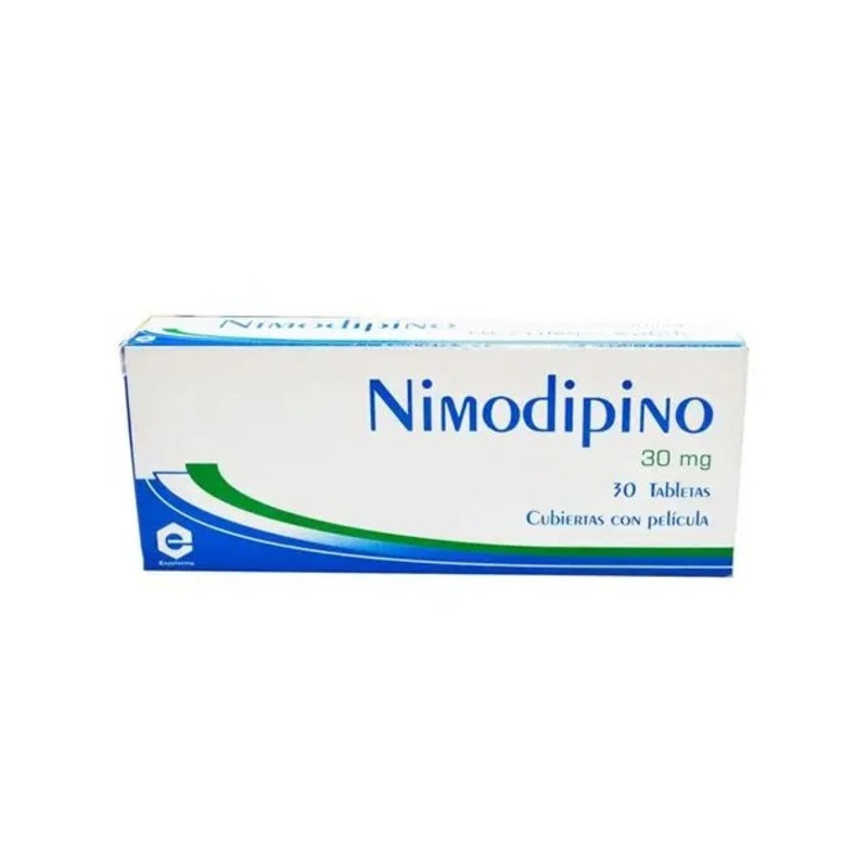 NIMODIPINO 30 MG 30 TABLETAS RECUBIERTAS EXPOFARMA
