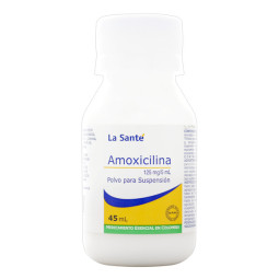 AMOXICILINA SUSPENSION ORAL 125MG/5ML 45 ML LA SANTE
